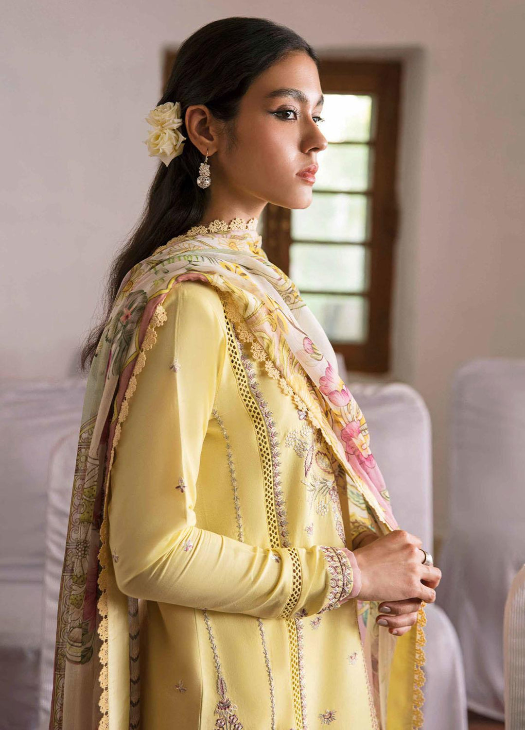 Dastaan By Seran Embroidered Lawn Suits Unstitched 3 Piece SRN23DA D-03 Noor Jehan - Festive Collection
