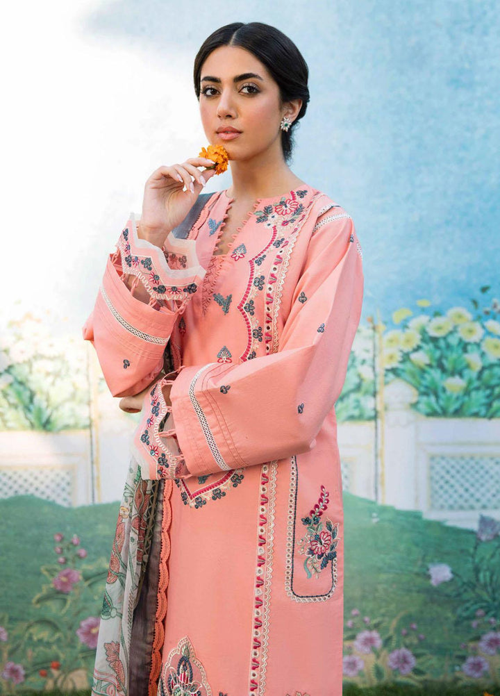 Dastaan By Seran Embroidered Lawn Suits Unstitched 3 Piece SRN23DA D-04 Sheharzad - Festive Collection