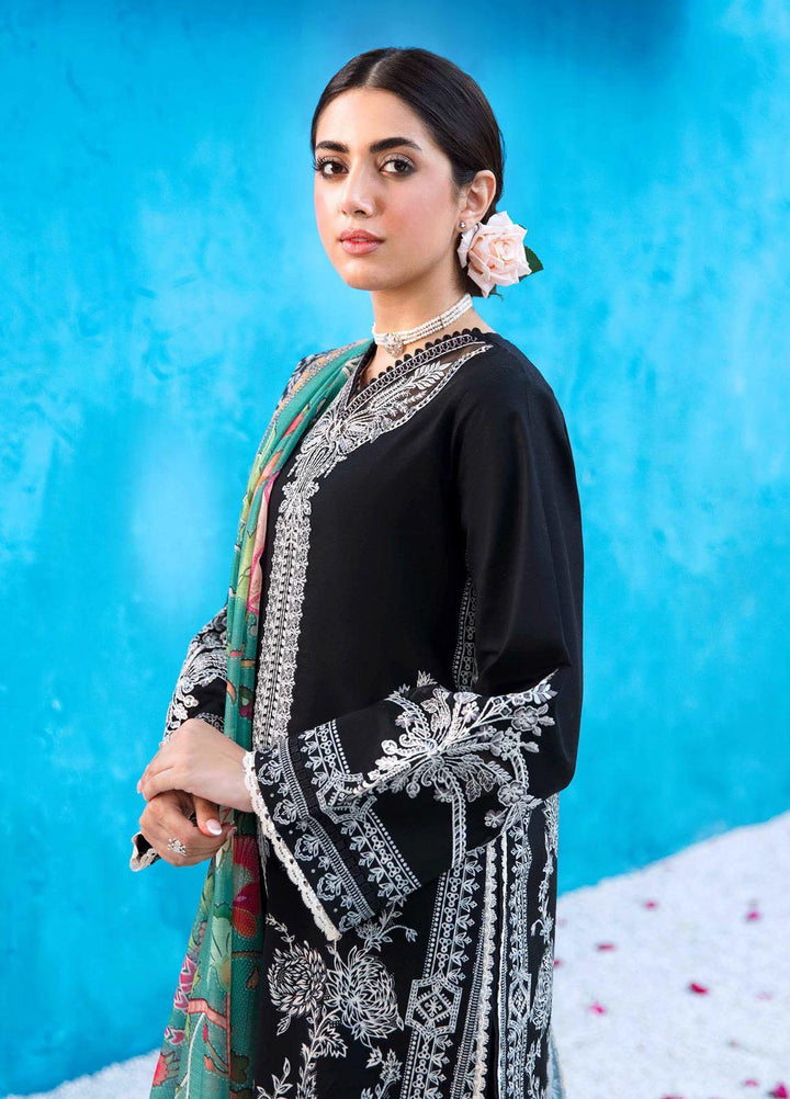 Dastaan By Seran Embroidered Lawn Suits Unstitched 3 Piece SRN23DA D-05 Gulnaaz - Festive Collection