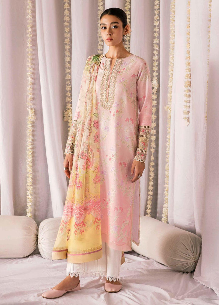 Dastaan By Seran Embroidered Lawn Suits Unstitched 3 Piece SRN23DA D-09 Nuray - Festive Collection