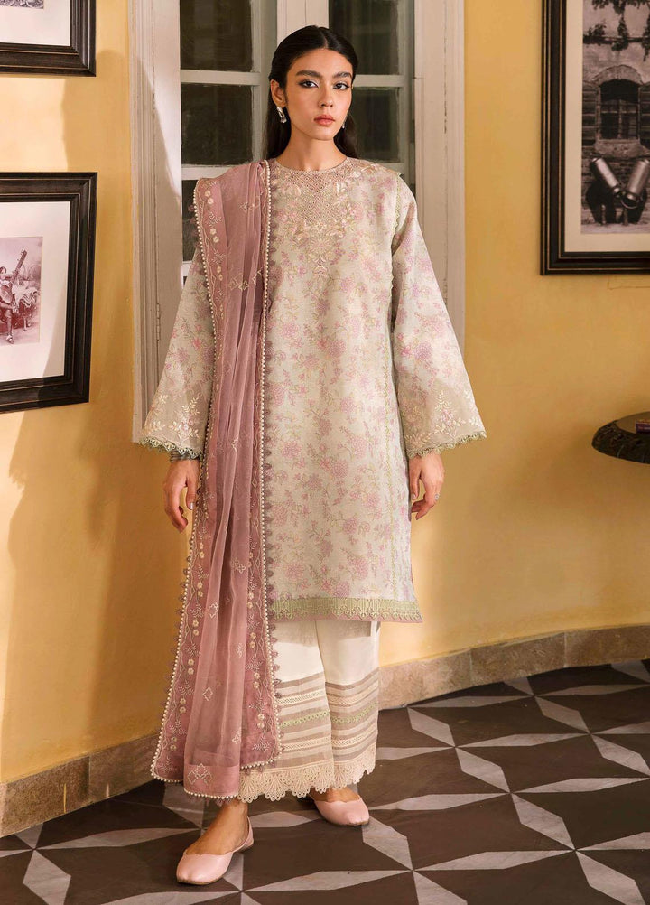 Dastaan By Seran Embroidered Missouri Suits Unstitched 3 Piece SRN23DA D-11 Fariya - Festive Collection