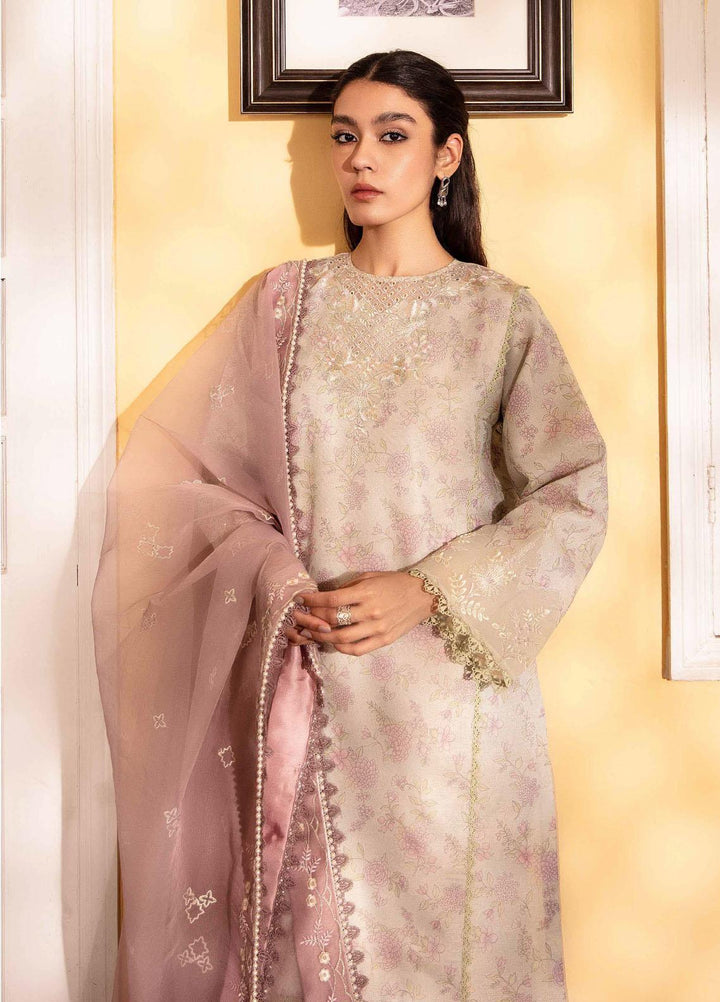 Dastaan By Seran Embroidered Missouri Suits Unstitched 3 Piece SRN23DA D-11 Fariya - Festive Collection