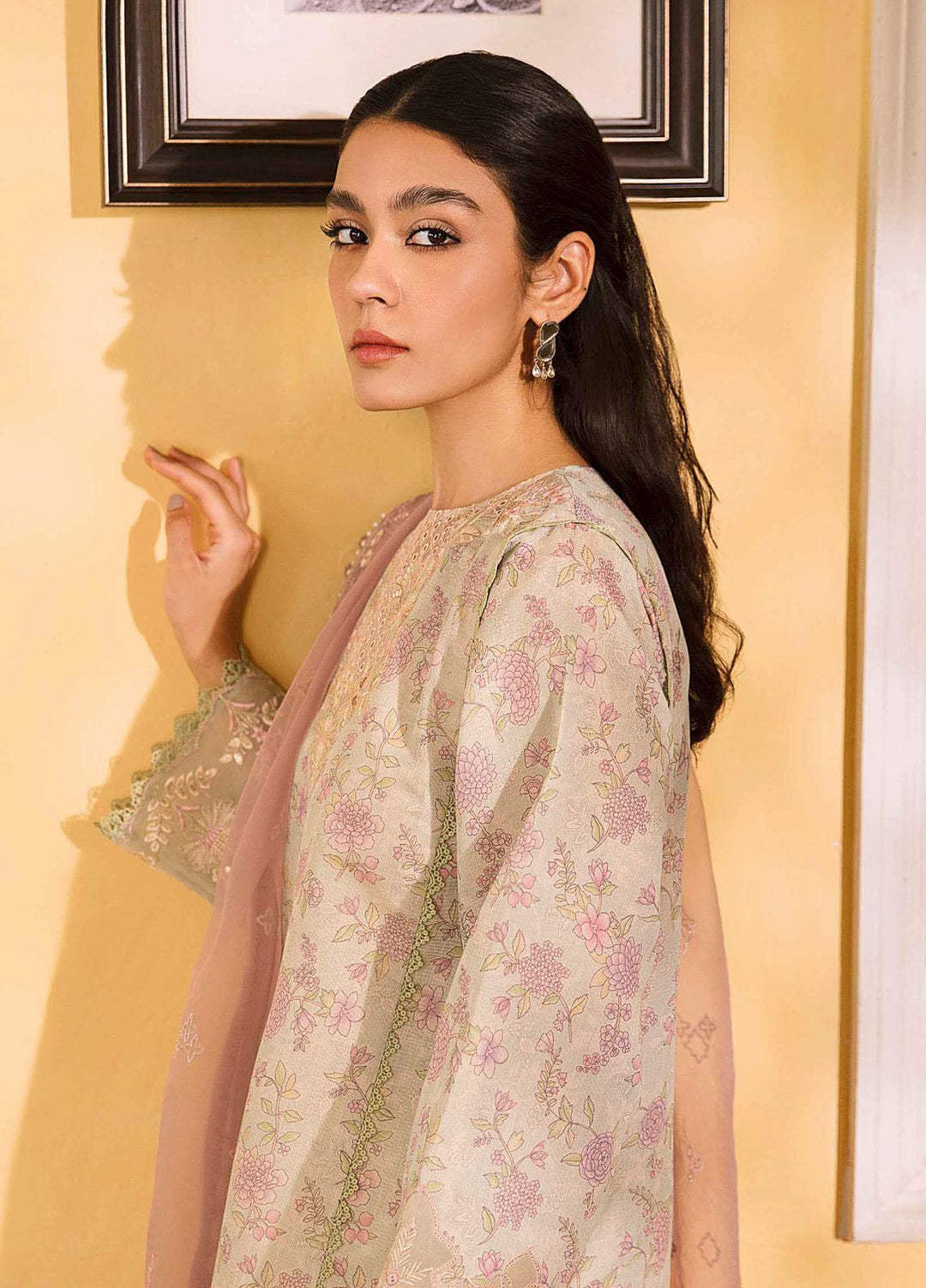 Dastaan By Seran Embroidered Missouri Suits Unstitched 3 Piece SRN23DA D-11 Fariya - Festive Collection