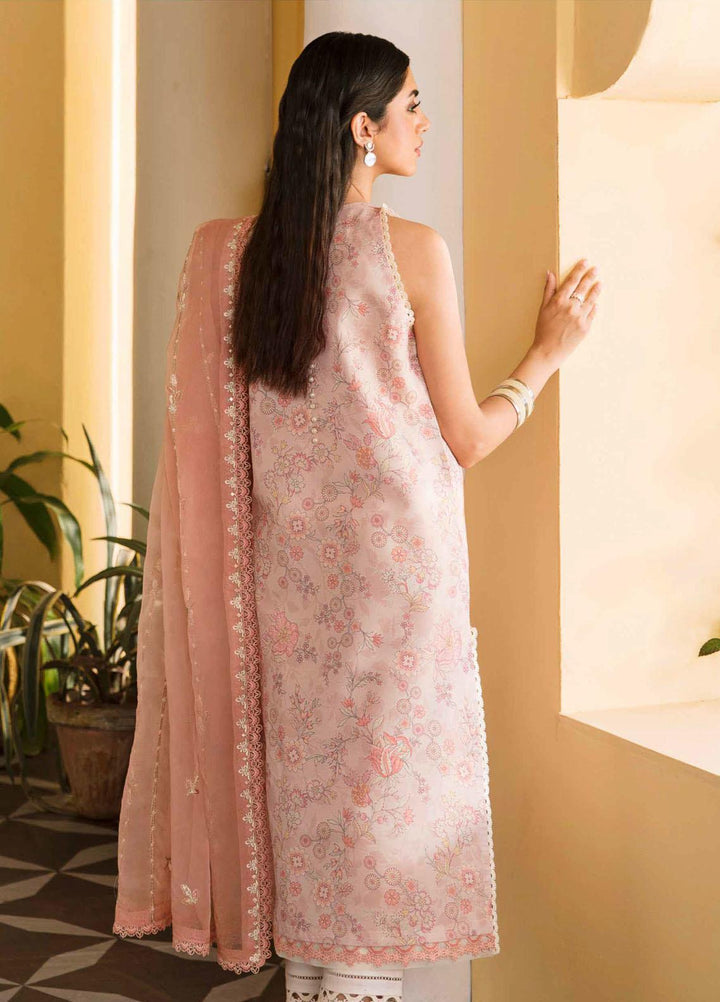 Dastaan By Seran Embroidered Missouri Suits Unstitched 3 Piece SRN23DA D-12 Leila - Festive Collection