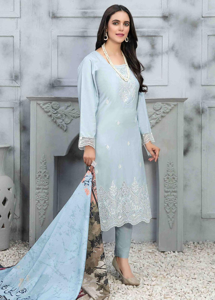 Dastaan By Tawakkal Fabrics Embroidered  Suits Unstitched 3 Piece TWF23DN D-9849 - Formal Collection