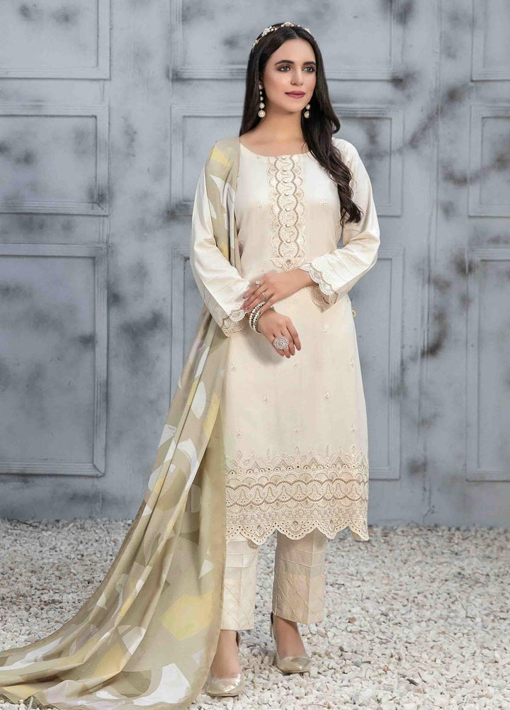 Dastaan By Tawakkal Fabrics Embroidered  Suits Unstitched 3 Piece TWF23DN D-9851 - Formal Collection