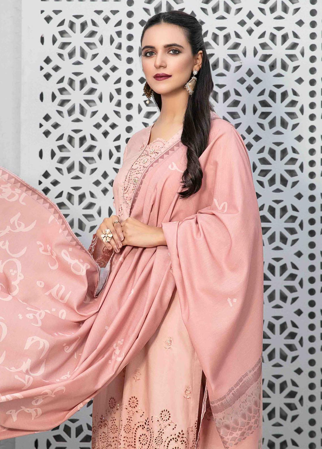 Dastaan By Tawakkal Fabrics Embroidered  Suits Unstitched 3 Piece TWF23DN D-9853 - Formal Collection