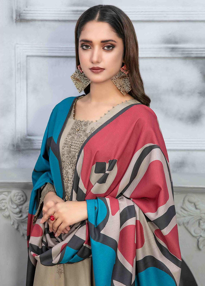 Dastaan By Tawakkal Fabrics Embroidered  Suits Unstitched 3 Piece TWF23DN D-9856 - Formal Collection