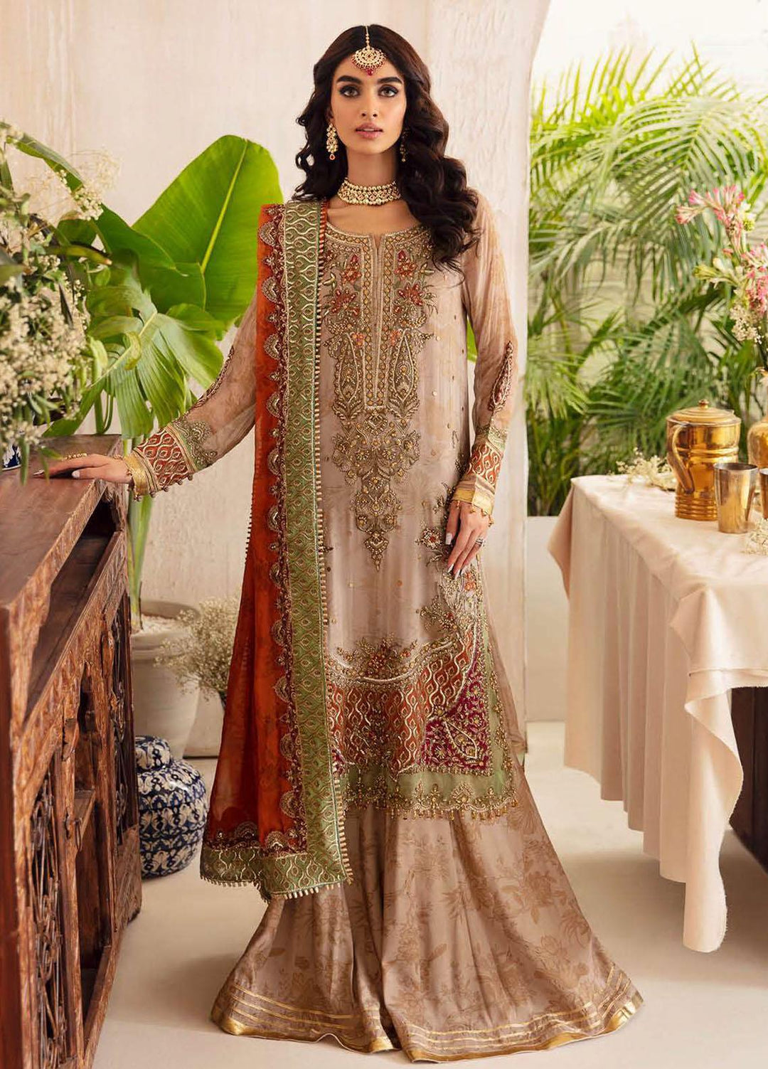 Dastaan-e-Jashn By Charizma Embroidered Chiffon Suits Unstitched 4 Piece CRZ24DJ DJ4-02 - Formal Collection