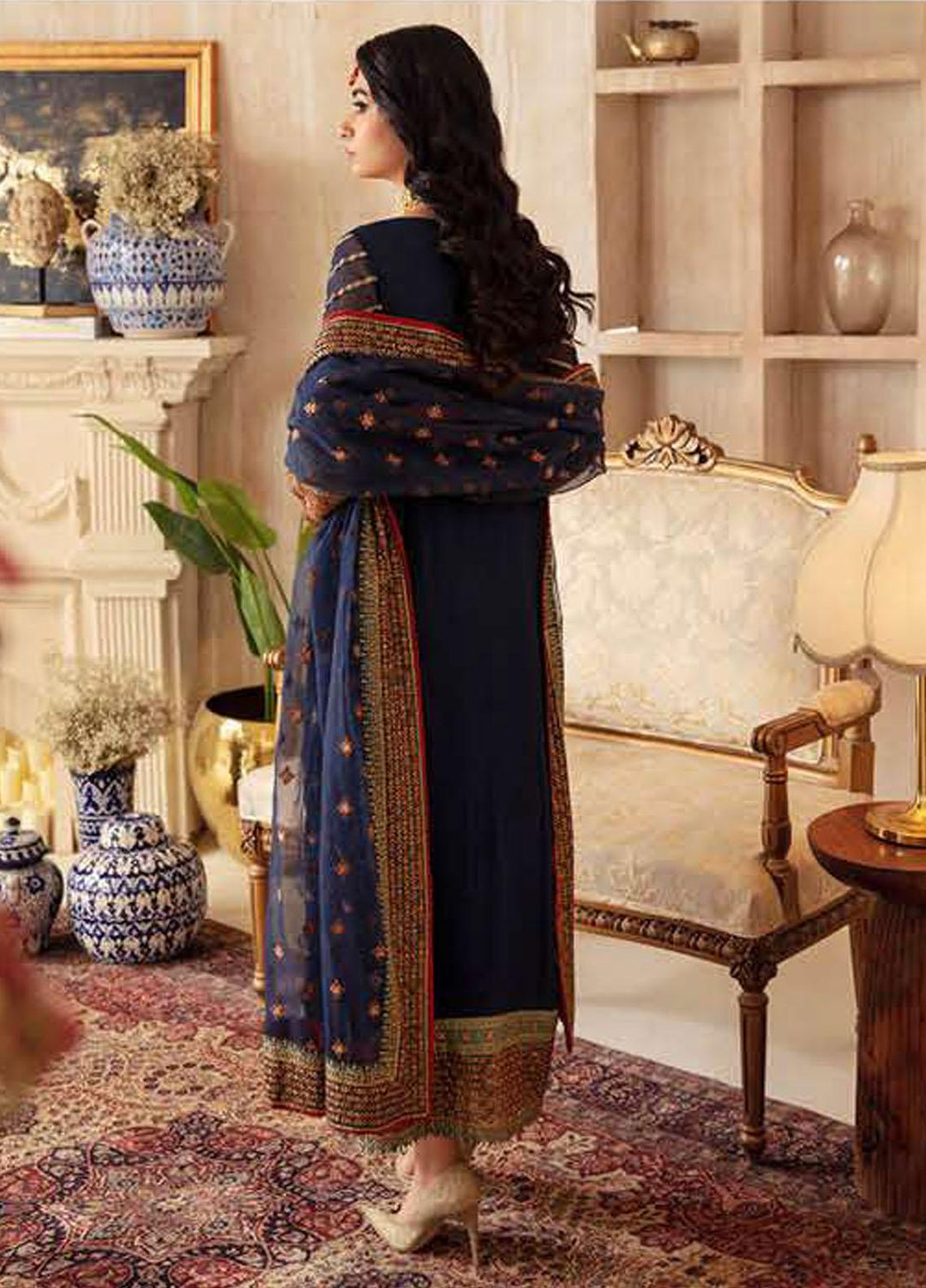 Dastaan-e-Jashn By Charizma Embroidered Chiffon Suits Unstitched 4 Piece CRZ24DJ DJ4-03 - Formal Collection