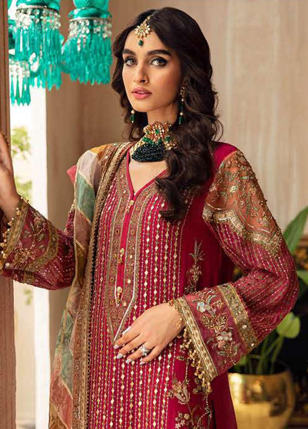 Dastaan-e-Jashn By Charizma Embroidered Chiffon Suits Unstitched 4 Piece CRZ24DJ DJ4-04 - Formal Collection