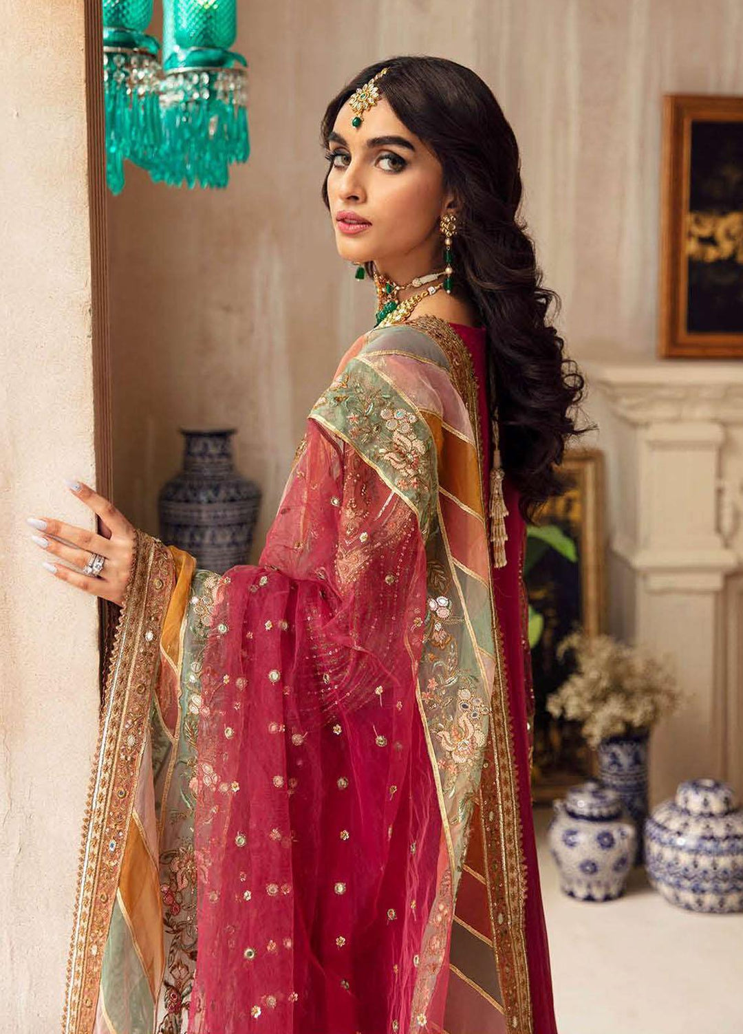 Dastaan-e-Jashn By Charizma Embroidered Chiffon Suits Unstitched 4 Piece CRZ24DJ DJ4-04 - Formal Collection