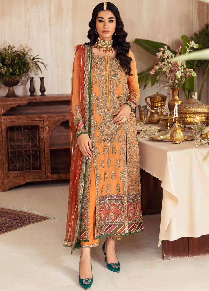 Dastaan-e-Jashn By Charizma Embroidered Chiffon Suits Unstitched 4 Piece CRZ24DJ DJ4-05 - Formal Collection