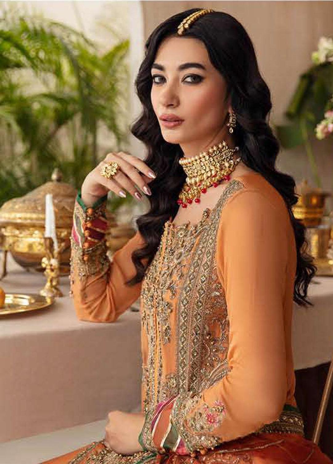 Dastaan-e-Jashn By Charizma Embroidered Chiffon Suits Unstitched 4 Piece CRZ24DJ DJ4-05 - Formal Collection