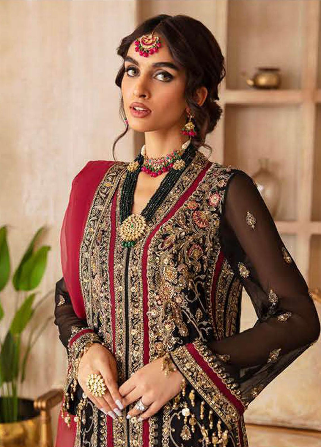 Dastaan-e-Jashn By Charizma Embroidered Chiffon Suits Unstitched 4 Piece CRZ24DJ DJ4-06 - Formal Collection