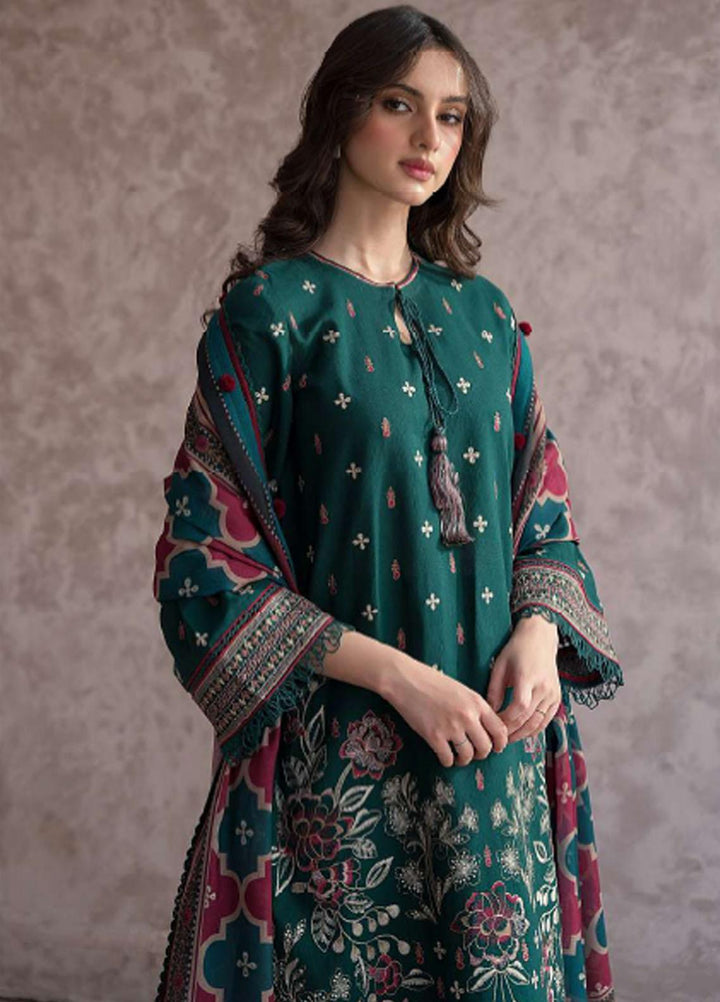 Dastak By Jazmin Embroidered Khaddar Suits Unstitched 3 Piece JZ23DK D-04 Juman - Winter Collection