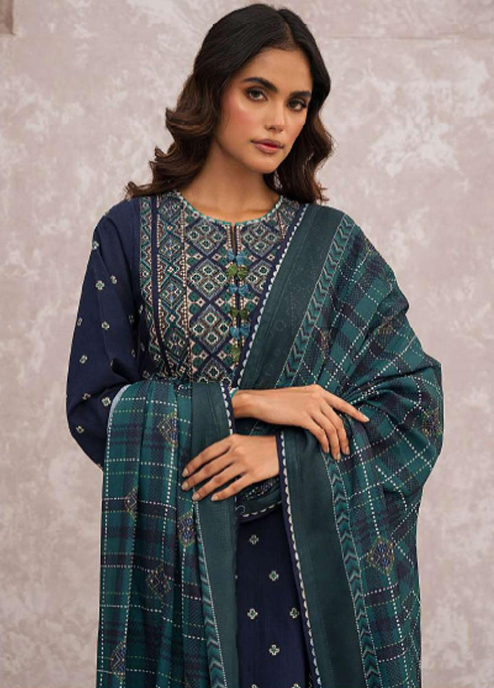 Dastak By Jazmin Embroidered Khaddar Suits Unstitched 3 Piece JZ23DK D-05 Nazm - Winter Collection