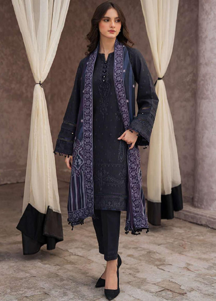 Dastak By Jazmin Embroidered Khaddar Suits Unstitched 3 Piece JZ23DK D-07 Arwah - Winter Collection