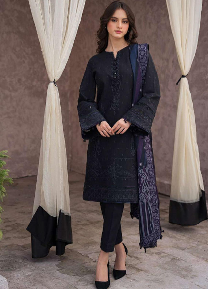 Dastak By Jazmin Embroidered Khaddar Suits Unstitched 3 Piece JZ23DK D-07 Arwah - Winter Collection