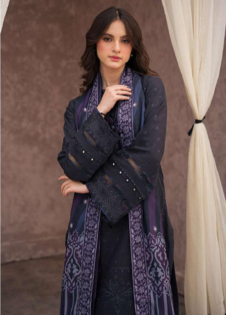 Dastak By Jazmin Embroidered Khaddar Suits Unstitched 3 Piece JZ23DK D-07 Arwah - Winter Collection