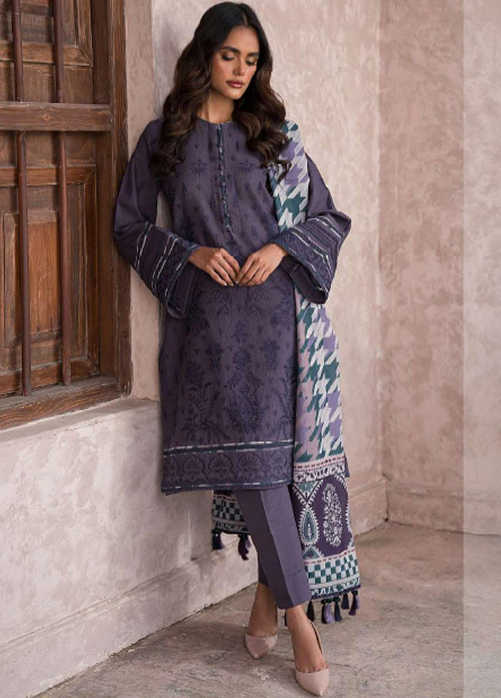 Dastak By Jazmin Embroidered Khaddar Suits Unstitched 3 Piece JZ23DK D-08 Arsh - Winter Collection