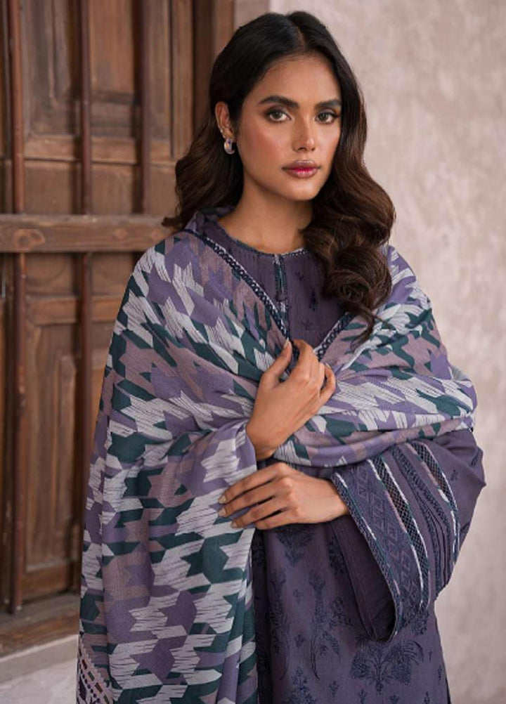 Dastak By Jazmin Embroidered Khaddar Suits Unstitched 3 Piece JZ23DK D-08 Arsh - Winter Collection