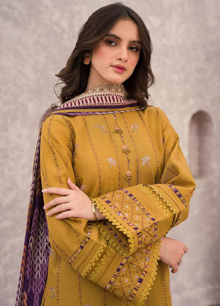 Dastak By Jazmin Embroidered Khaddar Suits Unstitched 3 Piece JZ23DK D-09 Rang - Winter Collection