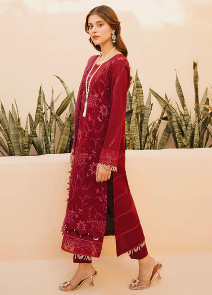 Dastak By Parishay Embroidered Lawn Suits Unstitched 3 Piece PR23D D-01 - Summer Collection