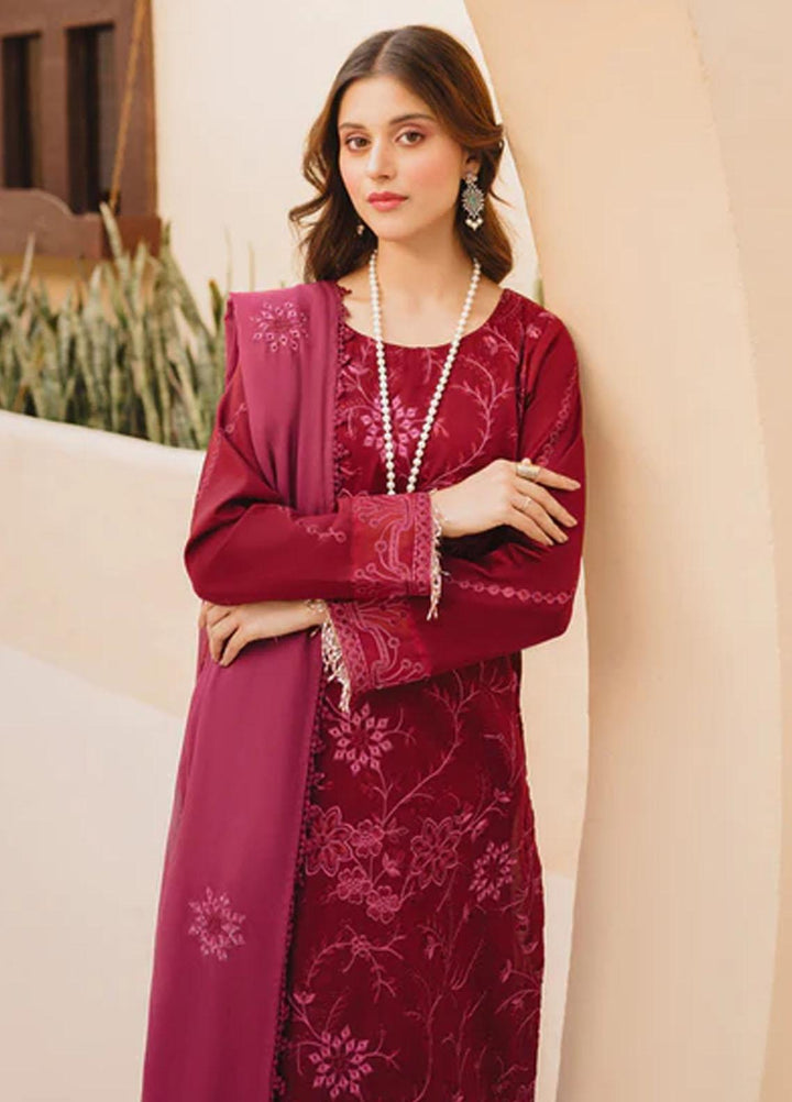 Dastak By Parishay Embroidered Lawn Suits Unstitched 3 Piece PR23D D-01 - Summer Collection