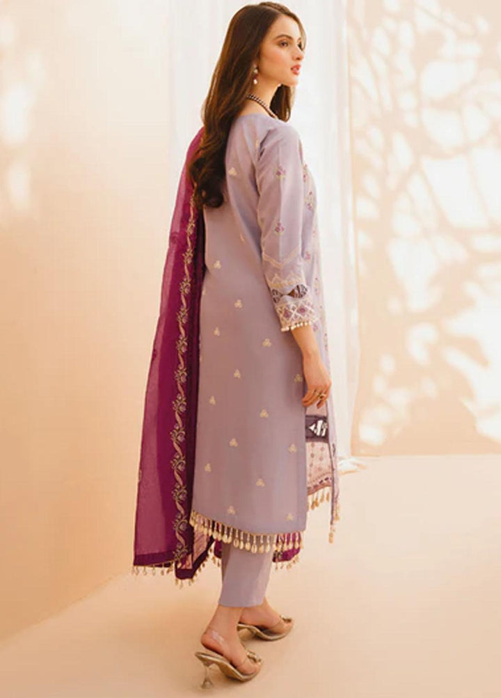 Dastak By Parishay Embroidered Lawn Suits Unstitched 3 Piece PR23D D-02 - Summer Collection