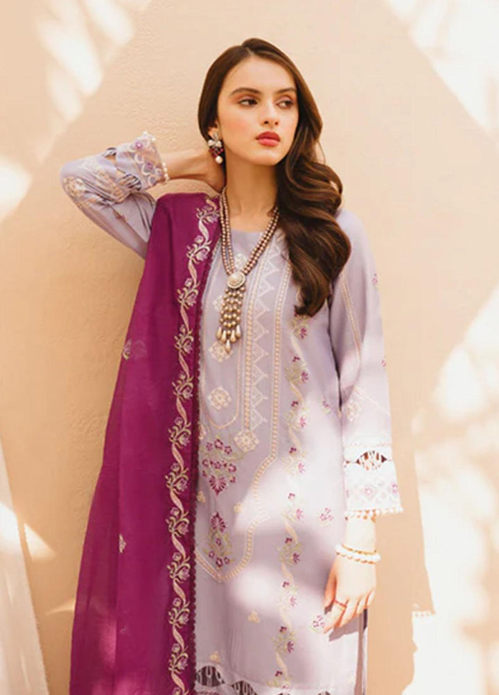 Dastak By Parishay Embroidered Lawn Suits Unstitched 3 Piece PR23D D-02 - Summer Collection