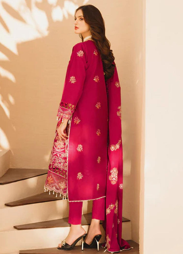 Dastak By Parishay Embroidered Lawn Suits Unstitched 3 Piece PR23D D-04 - Summer Collection