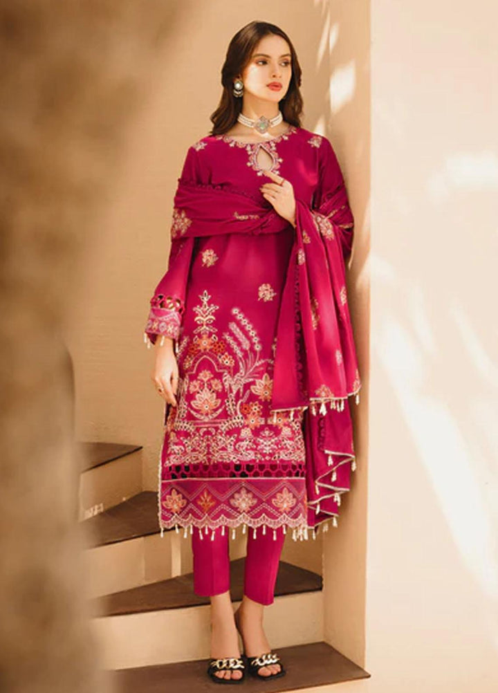 Dastak By Parishay Embroidered Lawn Suits Unstitched 3 Piece PR23D D-04 - Summer Collection