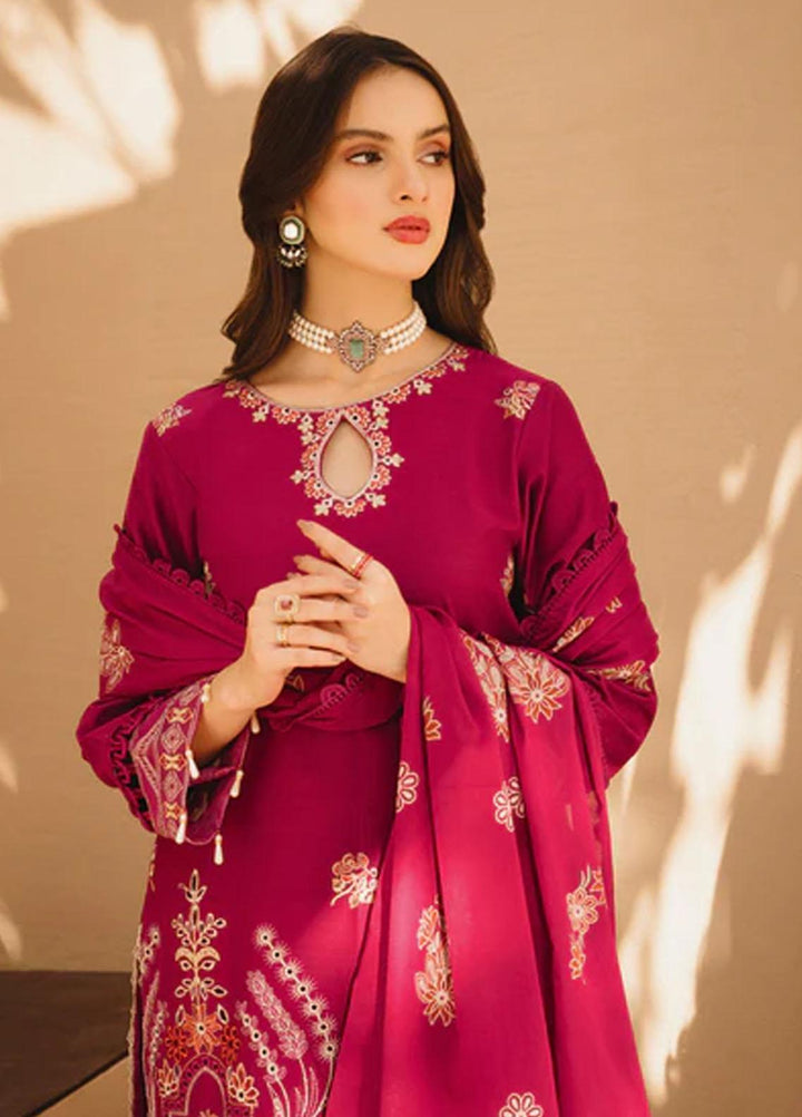 Dastak By Parishay Embroidered Lawn Suits Unstitched 3 Piece PR23D D-04 - Summer Collection