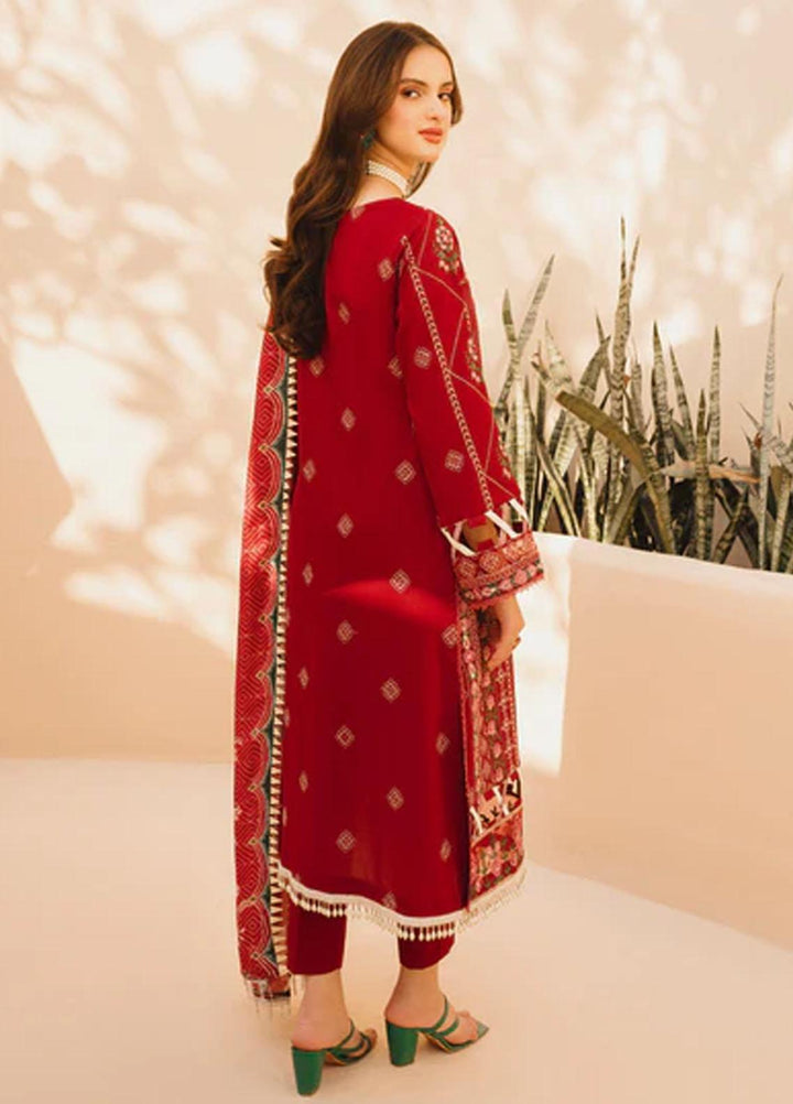 Dastak By Parishay Embroidered Lawn Suits Unstitched 3 Piece PR23D D-06 - Summer Collection