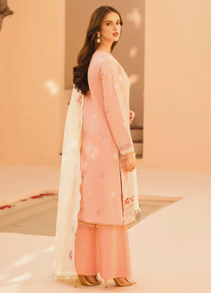 Dastak By Parishay Embroidered Lawn Suits Unstitched 3 Piece PR23D D-09 - Summer Collection