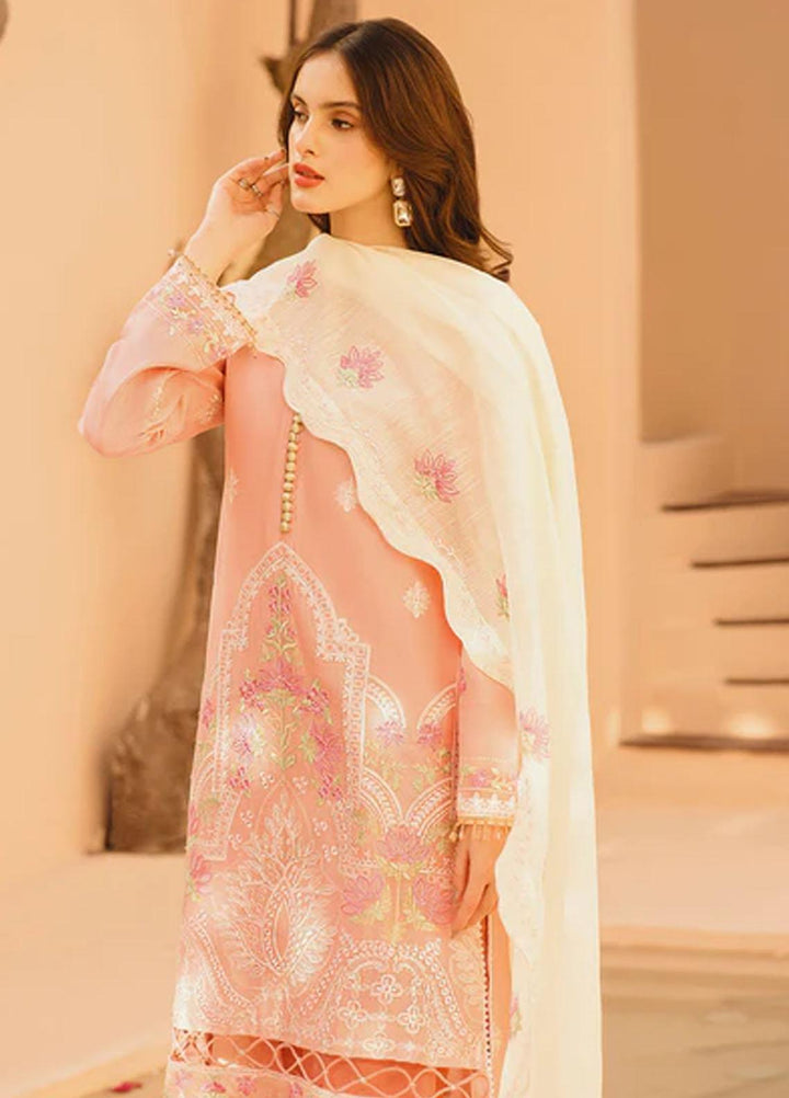Dastak By Parishay Embroidered Lawn Suits Unstitched 3 Piece PR23D D-09 - Summer Collection