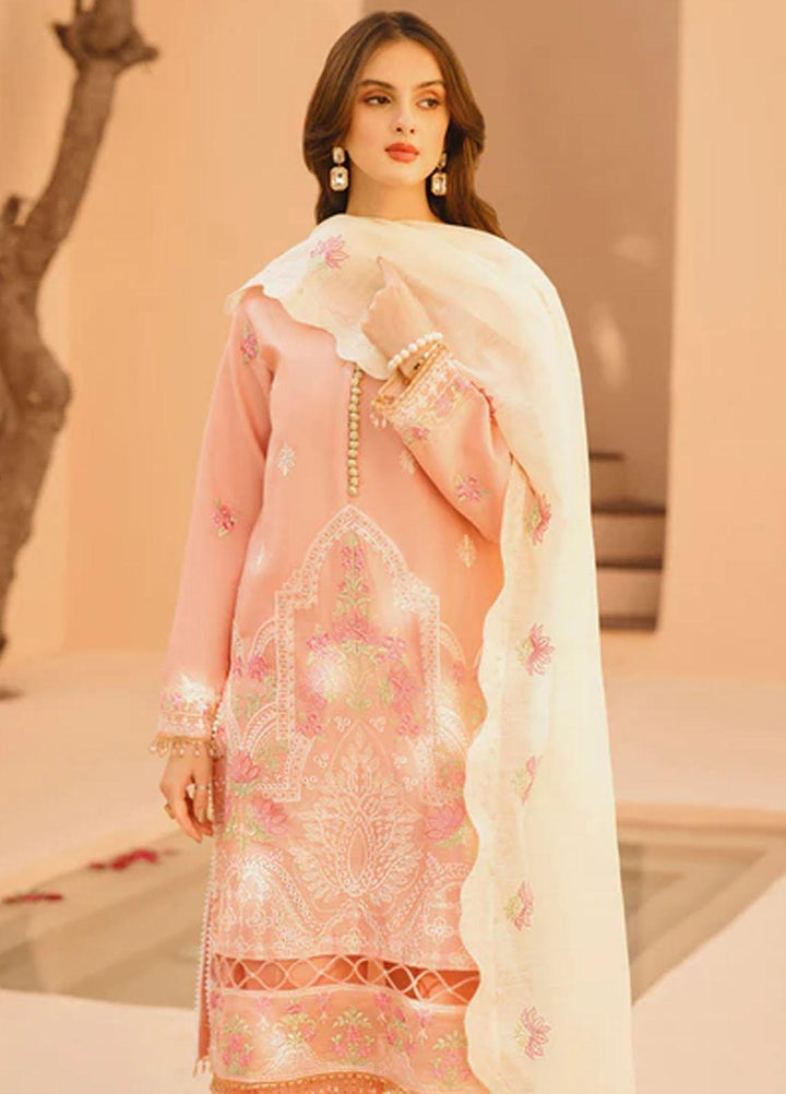 Dastak By Parishay Embroidered Lawn Suits Unstitched 3 Piece PR23D D-09 - Summer Collection