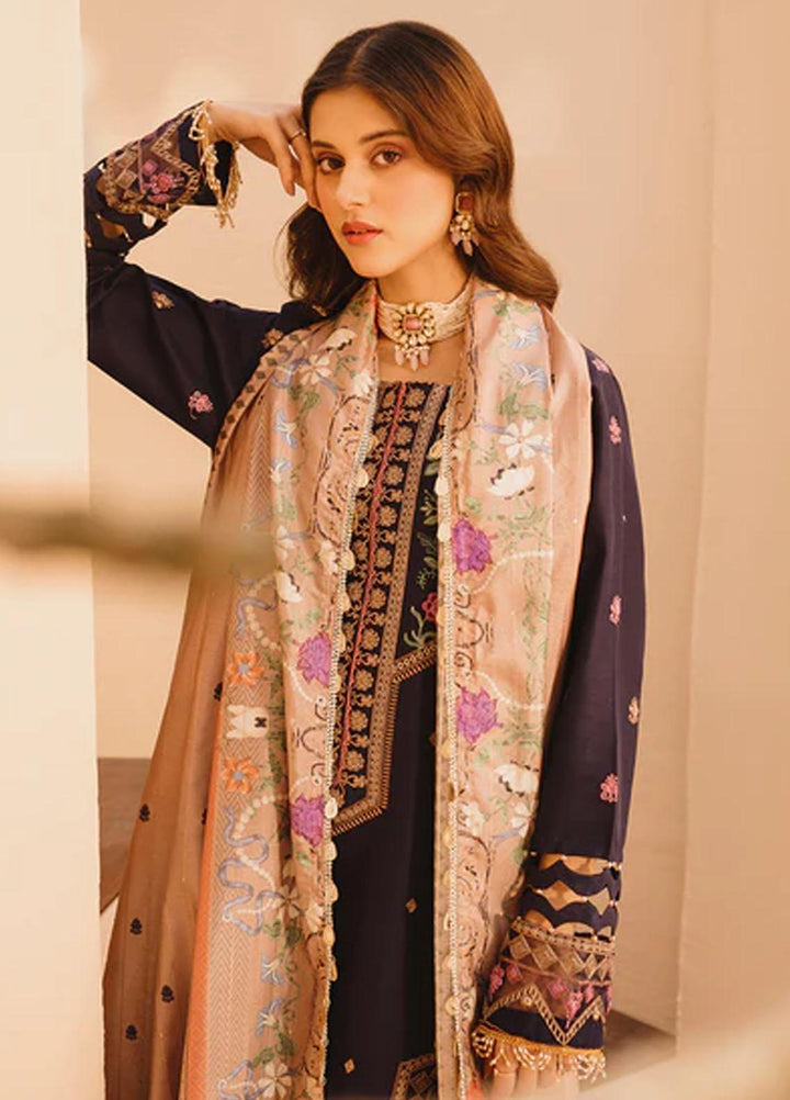 Dastak By Parishay Embroidered Lawn Suits Unstitched 3 Piece PR23D D-10 - Summer Collection