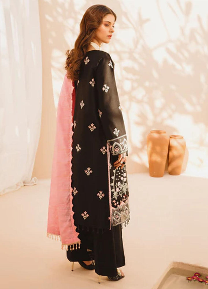 Dastak By Parishay Embroidered Lawn Suits Unstitched 3 Piece PR23D D-12 - Summer Collection