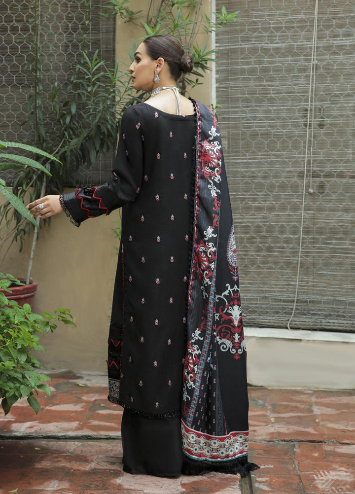 Dastak by Parishay Embroidered Linen Suits Unstitched 3 Piece PRS22DK D-01 - Winter Collection