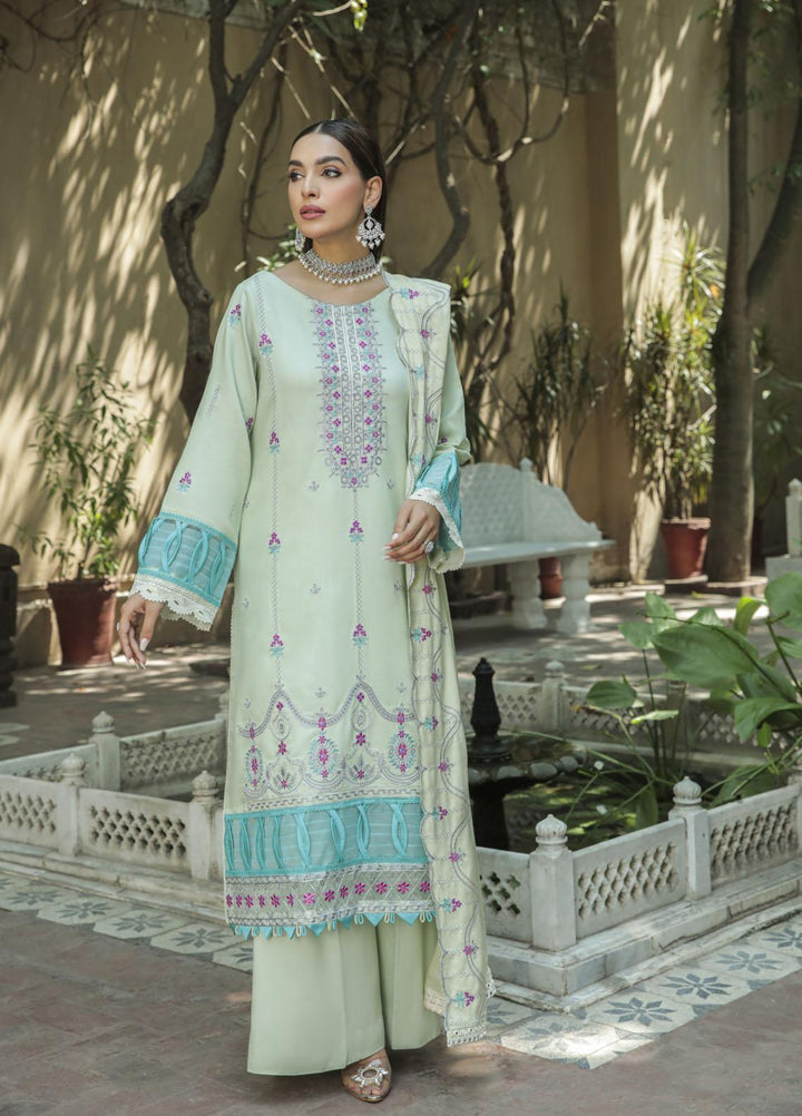 Dastak by Parishay Embroidered Crepe Suits Unstitched 3 Piece PRS22DK D-08 - Winter Collection