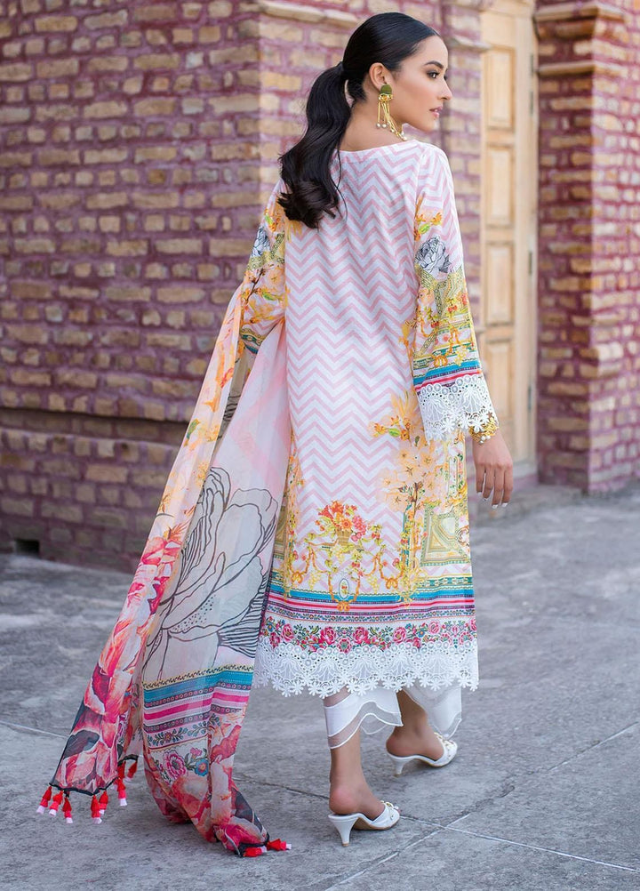 Dastak by Afsaneh Embroidered Chiffon Suits Unstitched 2 Piece AFH21D Ayra A - Summer Collection
