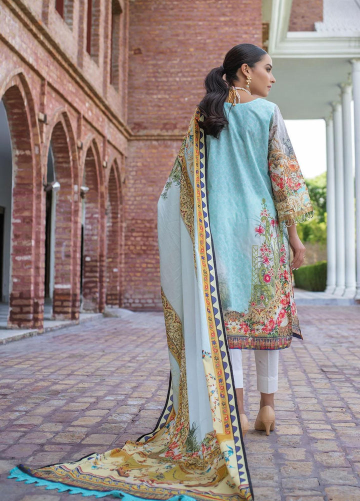 Dastak by Afsaneh Embroidered Lawn Suits Unstitched 3 Piece AFH21D Eleena B - Summer Collection