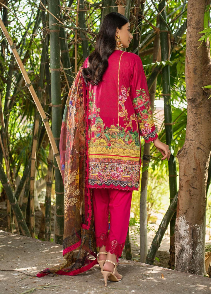 Dastak by Afsaneh Embroidered Organza Suits Unstitched 3 Piece AFH21D Hayat A - Summer Collection
