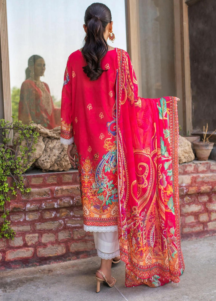 Dastak by Afsaneh Embroidered Chiffon Suits Unstitched 2 Piece AFH21D Taskeen B - Summer Collection
