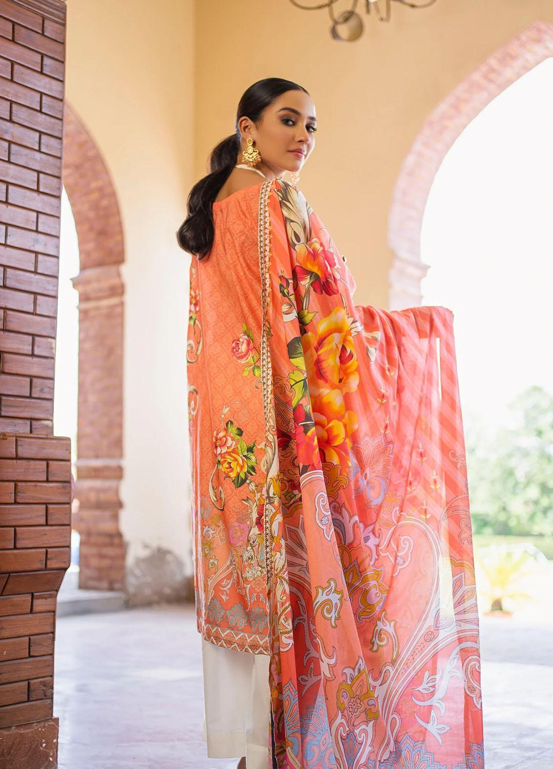 Dastak by Afsaneh Embroidered Lawn Suits Unstitched 2 Piece AFH21D Zimal B - Summer Collection
