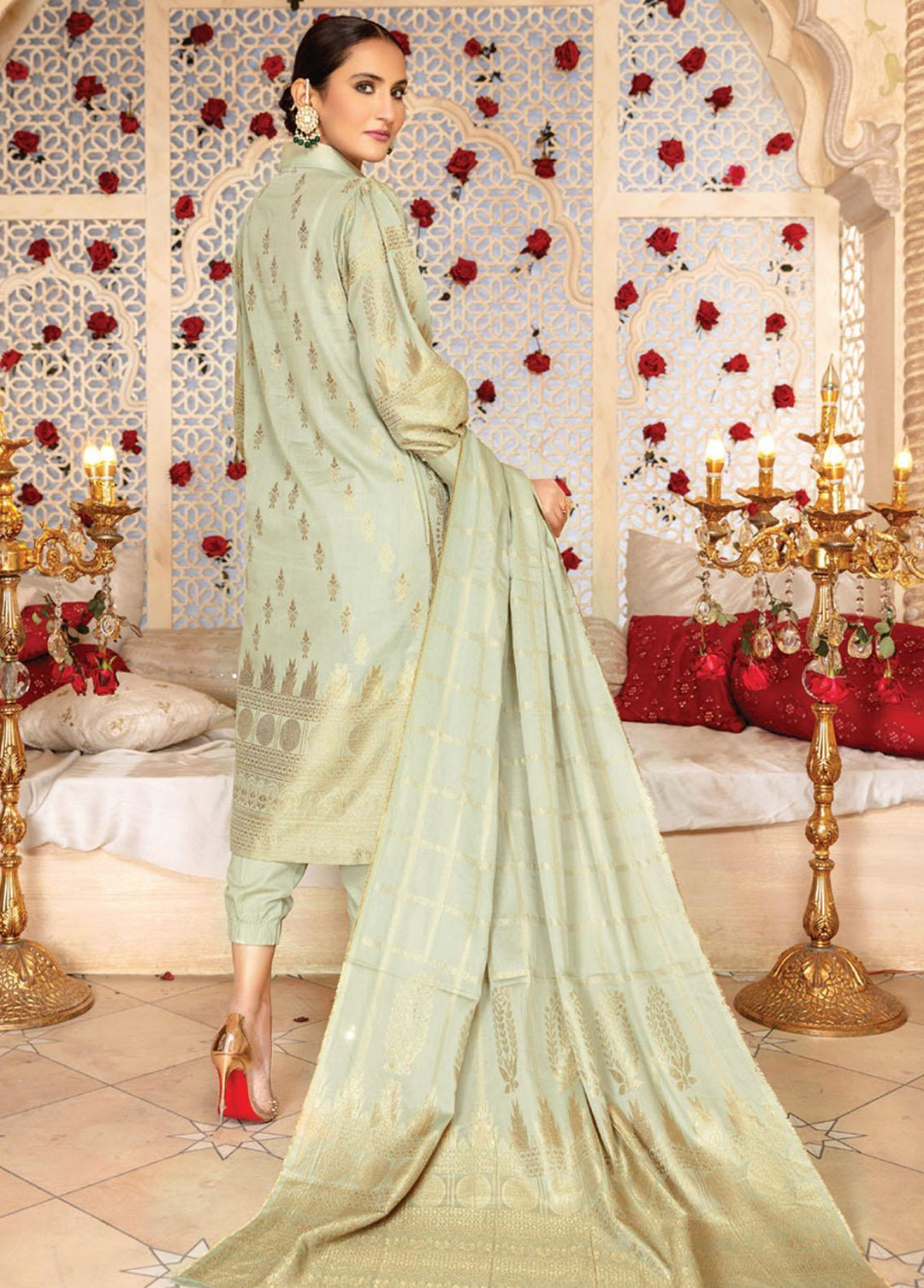 Dastan By Aalaya Banarsi Lawn Suits Unstitched 3 Piece ALY22D 03 - Summer Collection