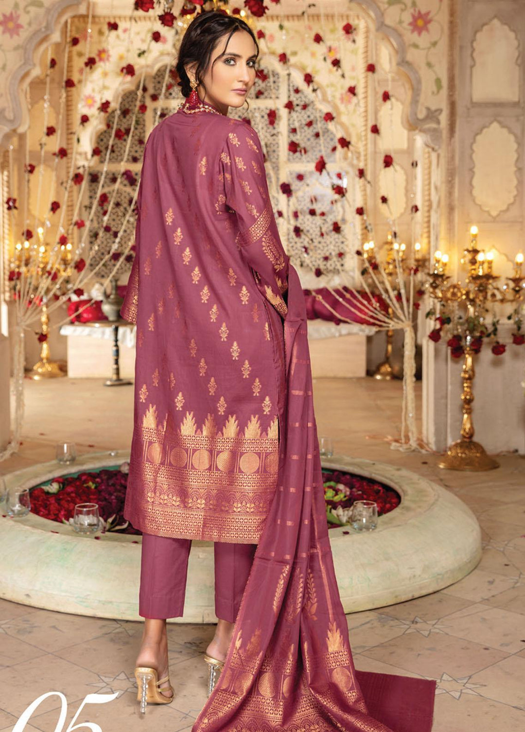 Dastan By Aalaya Banarsi Lawn Suits Unstitched 3 Piece ALY22D 05 - Summer Collection