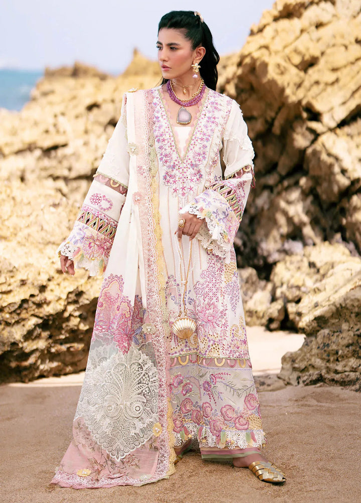 Dastan by AJR Embroidered Lawn Suits Unstitched 3 Piece AJR25D ALL-07 Muse - Luxury Collection
